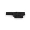 PGMTDEFXJO 10Pcs Shrouded Fully Insulated 4mm Male Stackable Plug Connector(Black) view 1