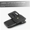 FELTECHELECTR Backpack Camera Mount Clip Rotating Pouch Holder Bag Strap Accessory Hiking Camera Clip view 3