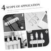 CAXUSD 4pcs Practical Cord Organizers Soft and Flexible USB Wire Management Holders for Desktop for Travel view 3