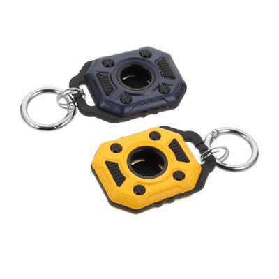 SECFOU 2pcs Protective Cover for Durable TPU Tracer Cases with Keychain Shockproof Design for Keys Luggage and Pet Collars Selection