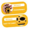 SECFOU 2pcs Protective Cover for Durable TPU Tracer Cases with Keychain Shockproof Design for Keys Luggage and Pet Collars Selection view 4