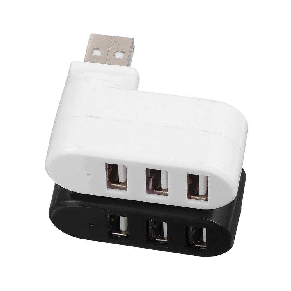 ARTIBETTER 2pcs USB Hub Splitter Adapter Port Multi Hub for Laptop and Computer Expansion Cable for Data Transfer and Charging
