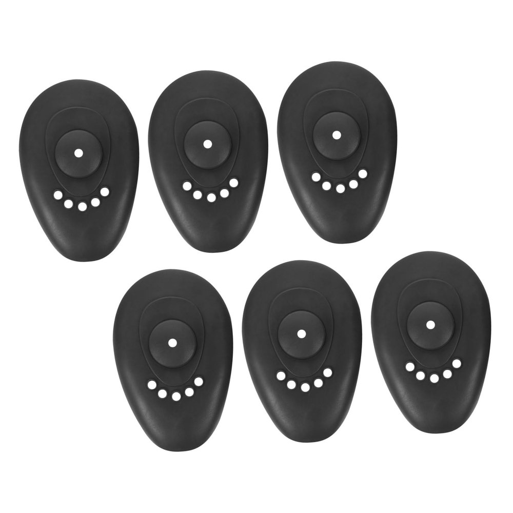 Silicone Ear Covers 3 Pairs for Hair Dye, Black