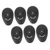 Silicone Ear Covers 3 Pairs for Hair Dye, Black view 1