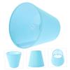IWOWHERO Decorative Clip Fabric Lamp Shade Blue Cloth Lampshade Replacement for Ceiling and Floor Lamps Vintage Home Decor Easy Installation Cozy Atmosphere view 2