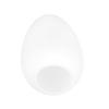 QUMIIRITY Frosted Glass Lampshade Water Drop Shaped Creative Light Cover Decor for Bedroom view 1