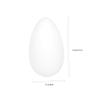 QUMIIRITY Frosted Glass Lampshade Water Drop Shaped Creative Light Cover Decor for Bedroom view 3