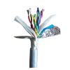 Communication Equipment 100meters Twisted Pair Shielded Cable 24 AWG 2-8 cores towline Cable PVC Soft Wire Bending and Corrosion Resistant Copper Wire Wire and Cable(4 cores) view 1