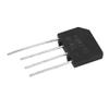 1000V 2A Rectifier Bridge Electronic Components, Rectifier Diode, Small Size, Convenient to Use, Suitable for Household Appliances, Industrial Electronic Circuits (5 Pieces (5 view 1