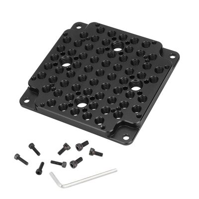 Aluminum Camera Cheese Mounting Plate Multipurpose Suitable for Standard 75mm VESA Mount for Camera Cage
