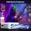 Dragon Touch Mini Projector with WiFi and Bluetooth, 1080P Portable Movie Projector with Stand for Home/Outdoor, 12000L Electric Focus Projector Compatible with Phone/Laptop/TV Stick view 4