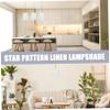 BUTIFULSIC 2pcs Translucent Gauze Lamp Shade Cover Clip-bulb Light Diffuser for Floor Wall Ceiling Fixtures Decor Eye-protecting Design White view 3