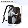 Backpack 17 In Travel Backpack for Men Women Casual Daypack Japan Samurai Sword Laptop Backpack Lightweight Double Shoulder Bag view 2