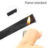 EASYFA White PET Braid Sleeve 2/4/6/8/10/12/14/16/20/25/30/35/40/50/60mm High Density Insulated Snake Skin Cable Wrap Sheath(40MM*10METER) view 2