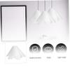 LIFKICH Lily Flower Design Lampshade Diy Ceiling Light Cover Bohemian Style Lamp Easy Install for Bedroom view 2