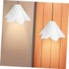 LIFKICH Lily Flower Design Lampshade Diy Ceiling Light Cover Bohemian Style Lamp Easy Install for Bedroom view 4