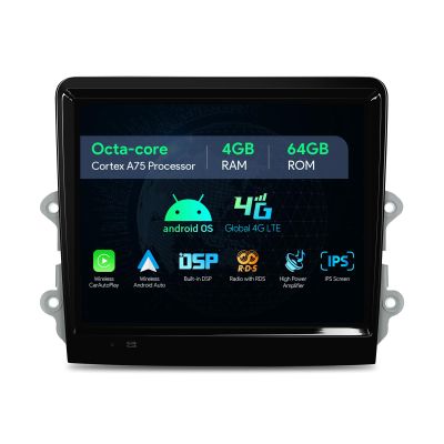 XTRONS 8.4 Inch Android 14 Car Stereo for Porsche 911/Cayman/Boxster with Optical Fiber Decoder, IPS Touch Screen 4GB+64GB Global 4G LTE Car Radio GPS Navigation Support Wireless CarPlay Android Auto