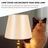 WOONEKY Desk Lamp Shade Soft Light Transmission Warm Atmosphere Small Fabric Lampshades for Home Decor view 2