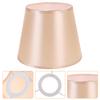 WOONEKY Desk Lamp Shade Soft Light Transmission Warm Atmosphere Small Fabric Lampshades for Home Decor view 4