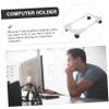 JEWEDECO Computer Tower Stand with Rolling Wheels Pc Holder for Heat Dissipation Load Capacity and Design for Home and Office Use view 2