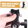 FELTECHELECTR Portable Flash Stand Adapter with Adjustable Umbrella Clamp for Studio Photography Compatible with DSLR Cameras and Light Stands Supports Vertical and Horizontal Positioning view 4