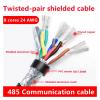 ASDJKL Communication Equipment 5M 20AWG 22AWG 18AWG 24AWG 16AWG 17AWG 2-8 core Meter 485 Communication Signal Wire RVSP Pure Copper Twisted Pair Shielded Wire Wire and Cable(8 Core 24AWG 5M) view 3