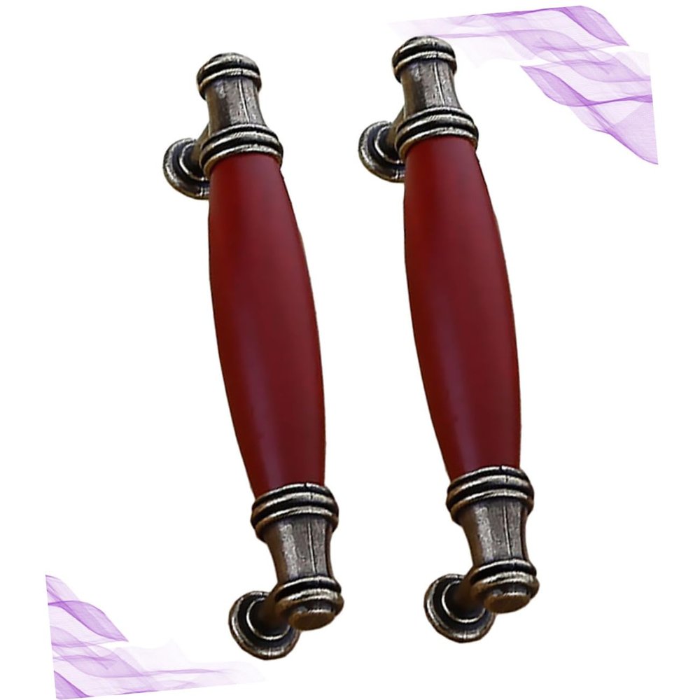 ORFOFE 2pcs Handle Chinese Style Vintage Cabinet Pulls Material Easy Install for Furniture Wardrobe Closet