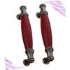 ORFOFE 2pcs Handle Chinese Style Vintage Cabinet Pulls Material Easy Install for Furniture Wardrobe Closet view 1