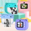 Yoetaun Kid Camera Digital Print Camera Fun Children Camera with Print Paper Digital Camera with Double-Lens Life Record view 3
