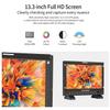 FEELWORLD P133PRO 13.3" Broadcast Monitor 1000 Nit 4K 60Hz 1920 * 1080 Full HD 3G SDI 2.0 HDMI 16 Channel Audio Meter Tally Indicator 3D LUT view 3