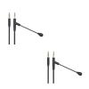 1.35M Boom Microphone Cable Mic for 3.5mm Headphone with Condenser Mic for Phone PC Microphone Cable view 2