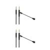 1.35M Boom Microphone Cable Mic for 3.5mm Headphone with Condenser Mic for Phone PC Microphone Cable view 3