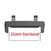 Lamshaw Compatible for Amazfit T-Rex 3 Adapter, 22mm to T-Rex 3 Stainless steel Connector Kit Hardware Lugs of Replacment Strap (2 Pack-Black+Black, For T-Rex 3) view 2