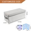 CD/DVD Storage Box Universal, Stackable CD/DVD Organizer with lid, Blu-ray disc Media Holder, Video Game Disk, Album, 4Pack can Hold 180cd / 80dvd Beige view 4