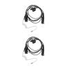 Yoetaun WalkieTalkie Earpiece with Finger PTT Mic Multi-pin Headset for Sepura Radio SC21 STP8000 STP8030 STP8035 STP8038 Walkietalkie Earpiece with Mic view 3
