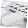 Abaodam Power Cord Organizer Box Transparent Cable Storage Case with Lid and Detachable Dividers for Neat Cord Management Material view 2