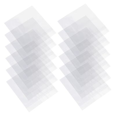 MOLUCKFU 50pcs Vinyl Record Sleeves Clear Cd Covers for Protective Storage Bags Easy Insert Removal Acid- Protection for Record Collection
