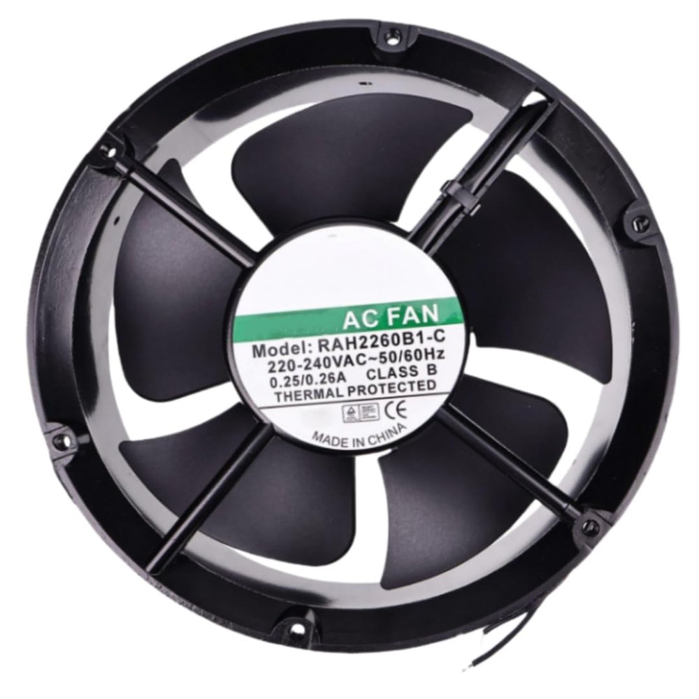 RAH2260B1-C Fan 22CM for 220/240V 0.25/0.26A 22060 220X220X60MM 2-Wire Cooling Fan
