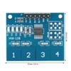 Capacitive 4 Key Touch Module, Onboard Induction IC with 4 Channels, for Electrical Equipment view 2