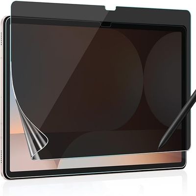 Anbzsign [2 Pack for Samsung Galaxy Tab S10 Ultra Privacy Screen Protector, Anti-Spy 9H Hardness Flexble Screen Protector Case Friendly