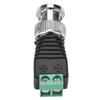 10Pcs Green Coaxial BNC Male Cable Connector Terminal Adapter, CCTV Video Balun Camera Adapter, Easy to Install, No Soldering Required view 4