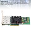 10Gbps PCIe X8 Server Network Card with Quad SFP28 LC Fiber Port, BCM57840 Chipset, LED Indicator, Independent IP Setting, Server, SUSE, for view 3
