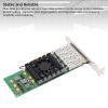 10Gbps PCIe X8 Server Network Card with Quad SFP28 LC Fiber Port, BCM57840 Chipset, LED Indicator, Independent IP Setting, Server, SUSE, for view 4