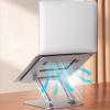 SPXTOM Carbon Steel Laptop Riser, Portable Ergonomic Laptop Stand, Ventilated Cooling Notebook Stand, Foldable, All 16" E-Readers(B) view 4