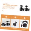 Vaguelly 2pcs Adapter for Tripods Hot Shoe Mount for Cameras Smartphones and Led Lights Construction for Photography and Live Streaming view 2