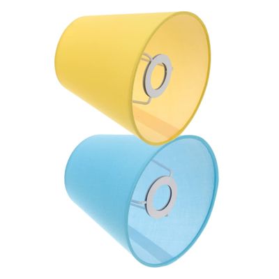 ROMISBABA 2pcs Macaron Color Pendant Light Shades Chandelier Lampshade Replacement for Home Decor Easy Installation Suitable for Bar Hotel Study Library and More