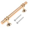 BUTIFULSIC Replacement Furniture Pulls Solid Handle for Cabinet Aluminum Alloy Gold Finish view 1