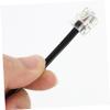 Homoyoyo 1set Telephone Cord Coupler and Cable Staples Compatible Devices Sound Transmission Easy Installation view 3