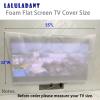 2 Pack Foam Flat Screen TV Cover Fits Up to 55"L x 32"W Flat Screen TV50-55 Inch Television Foam Cover for TV Protection During House Moving, Storage, or Home Renovation view 2