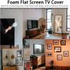 2 Pack Foam Flat Screen TV Cover Fits Up to 55"L x 32"W Flat Screen TV50-55 Inch Television Foam Cover for TV Protection During House Moving, Storage, or Home Renovation view 4